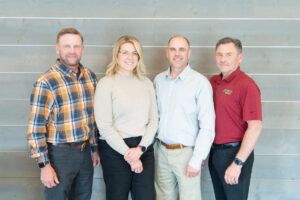 From left to right: Josh Gackle, Stephanie Cook, Chris McDonald, and Todd Stutrud.